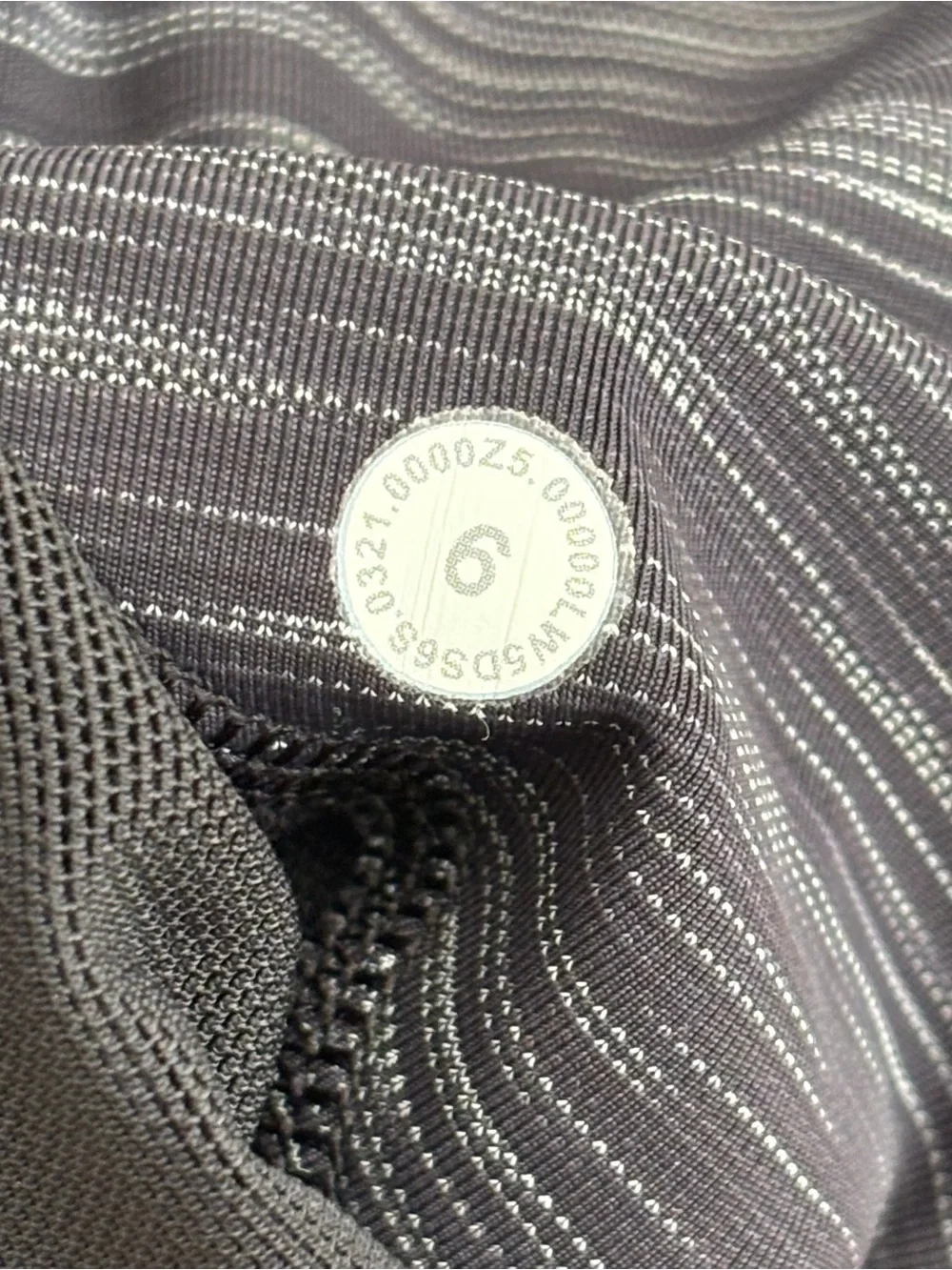 lululemon athletica Black Heathered High-Rise Leggings Size 6